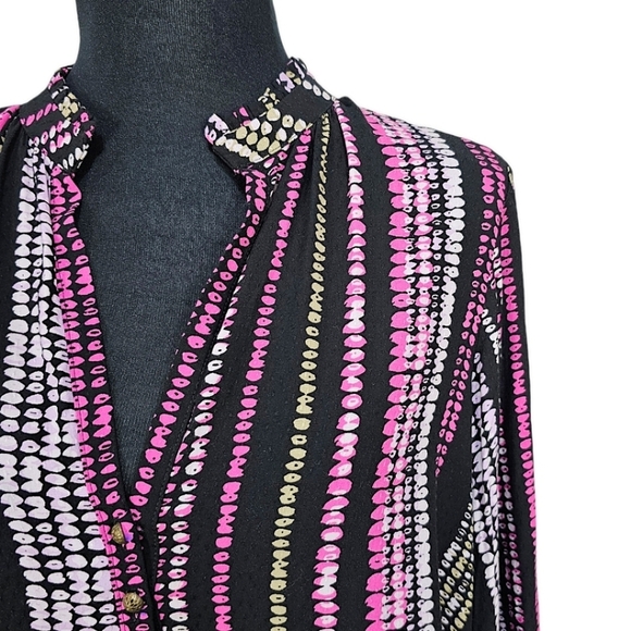 Anthropologie Maeve Peasant Blouse Collette Balloon Sleeve V-Neck Size Small - Picture 11 of 16